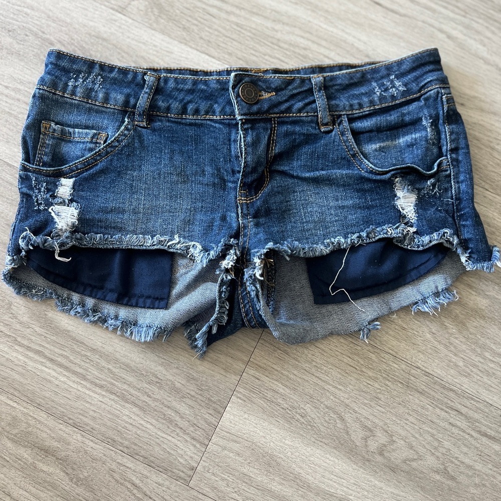 Refuge supershortie jean shorts